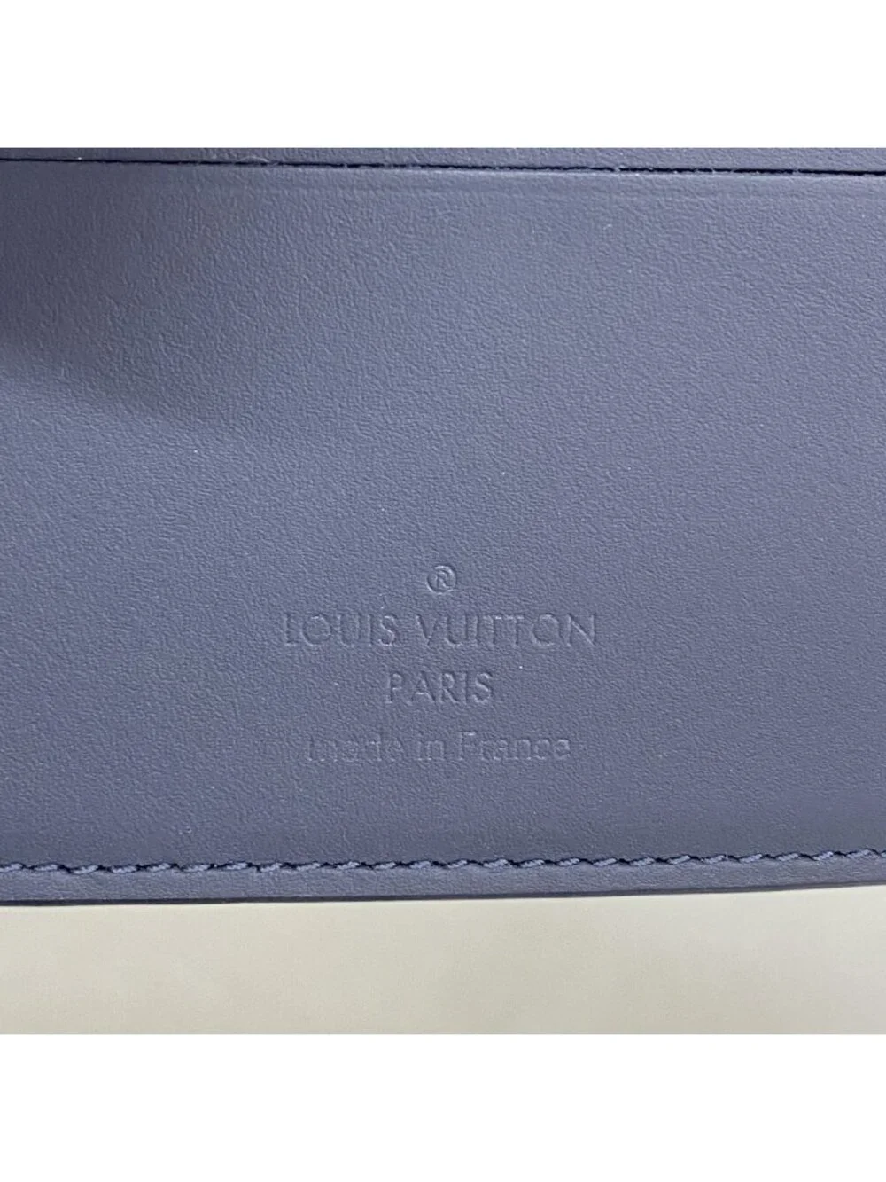 Louis Vuitton Wallet Monogram Shadow Portefeuille Multiple Blue